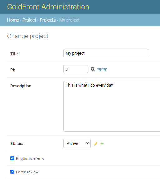 Project Review