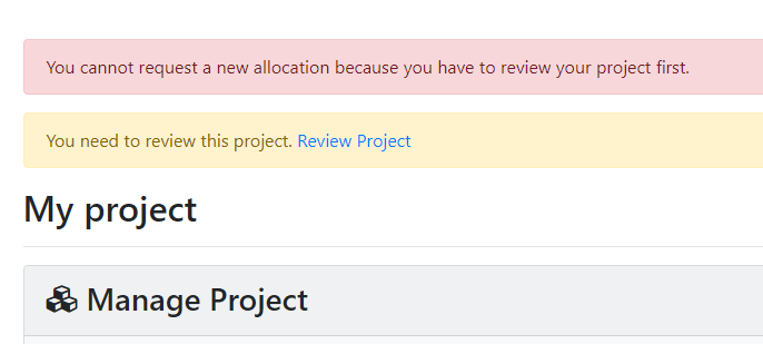 Project Review
