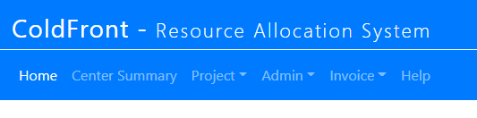 Sys Admin Menu