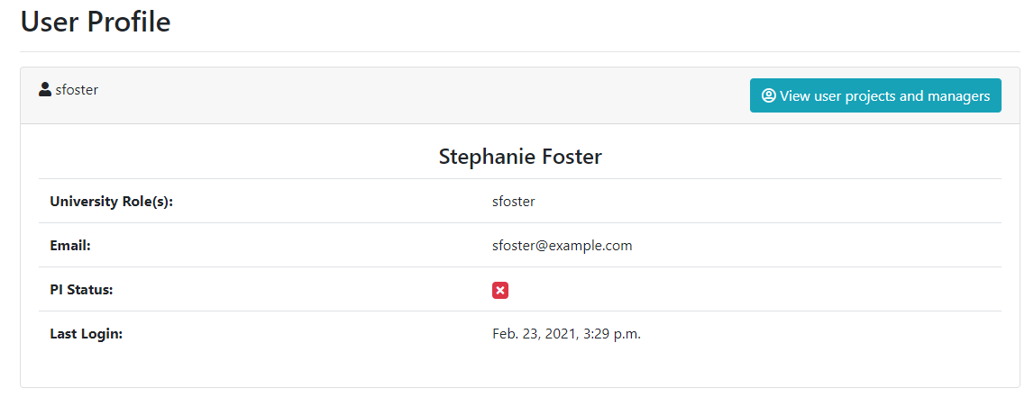 UserProfile