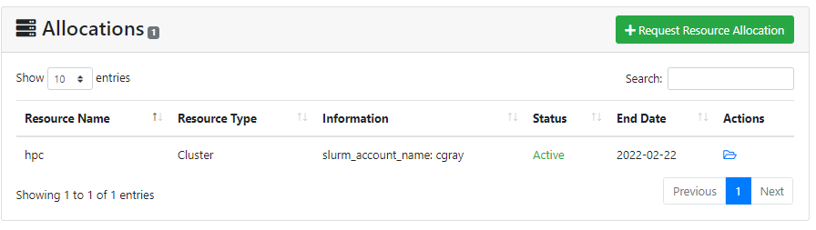 AllocationList
